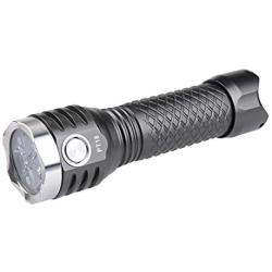MecArmy PT18 Ultra Bright 1000 Lumens Compact Flashlight with Micro USB Rechargeable Function, Super Long Lasting EDC Tactical Flashlight, Patented Product One-handed Operation, Easy to Change modes