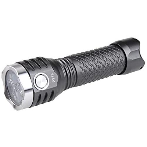 MecArmy PT18 Ultra Bright 1000 Lumens Compact Flashlight with Micro USB Rechargeable Function, Super Long Lasting EDC Tactical Flashlight, Patented Product One-handed Operation, Easy to Change modes
