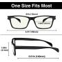 Gamma Ray Blue Light Blocking Glasses Amber Tint Anti Glare UV Digital Eyestrain