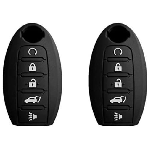 Smart Key Fob Covers Case Protector Keyless Remote Holder for Nissan Armada Murano Rogue Maxima Altima Sedan Pathfinder 285E3-3TP5A KR55WK48903