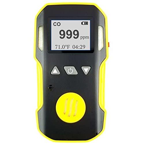 Carbon Monoxide CO Meter by Forensics | USA NIST Calibration | Dust & Explosion Proof | USB Recharge | Sound, Light and Vibration Alarms | 0-1000 ppm |