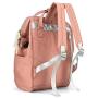 Himawari Travel School Backpack with USB Charging Port 15.6 Inch Doctor Work Bag for Women&Men College Students(1881-Pink)