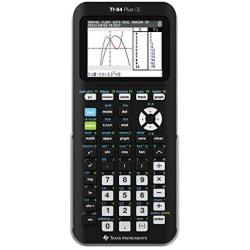 TEXAS INSTRUMENTS Graphing Calculator - USB - 10 Digits + 2 exponents - Battery - Matte Black