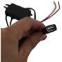 AUTEK DC DC Converter Buck Module 12V/24V To 5V 3A USB Output Step Down Voltage Regulator Charge Compatible for iPad iPhone 4S 5 6/6 Plus etc (Standard USB)
