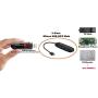 AuviPal 3-Port Micro USB OTG Hub Adapter (3 USB Ports + Power Port) for TV Stick 4K, Playstation Classic, Raspberry Pi Zero, Sega Genesis Mini, S/NES Classic Mini and More - 2 Pack