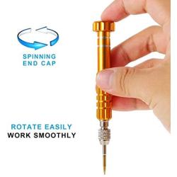 YANPLS Small Screwdriver Watch Glasses Mini Set, Magnetic Micro Precision Tiny Screwdriver Set, Small Screwdriver Set for Electronics Eyeglass