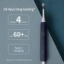 SOOCAS Sonic Electric Toothbrush for Adults & Teens, Rechargeable Electronic Toothbrush with 3 Modes, 42,000 VPM Motor, Smart Timer, USB C Charging Lasts 60 Days, 2 Dupont Brush & Travel Case, V1 Blue