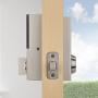 Kwikset SmartCode 915 Touchscreen Contemporary Electronic Deadbolt Featuring Smartkey In Satin Nickel