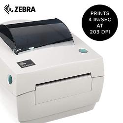 Zebra GC420d Direct Thermal Desktop Printer Print Width of 4 in USB Serial and Parallel Port Connectivity GC420-200510-000