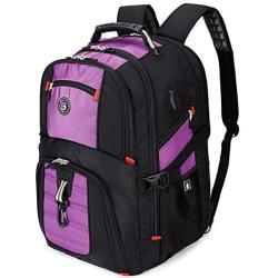 Extra Large 50L Travel Laptop Backpack with USB Charging Port Fit 17 Inch Laptops for Men Women