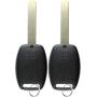 KeylessOption Keyless Entry Remote Fob Uncut Ignition Car Key for 2006-2011 Honda Civic EX Si N5F-S0084A (Pack of 2)