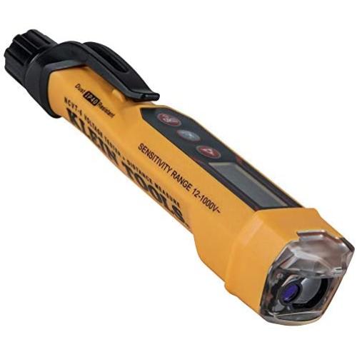 Klein Tools - NCVT6 NCVT-6 Voltage Tester, Non-Contact Dual Range Voltage Tester Pen with Integrated Laser Distance Meter