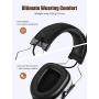 Mpow Bluetooth Shooting Ear Protection, Professional Electronic Earmuffs with AM/FM Mode, 29dB NRR Earmuffs with Adjustable Headband, Noise Cancelling headphones for Shooting, Construction, Mowing