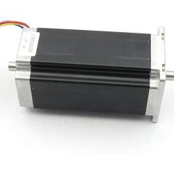 Nema23 112mm Stepper Motor 425oz-in 280Ncm 3A Dual Shaft For CNC Milling Lathe Router Engraving Machine