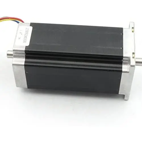 Nema23 112mm Stepper Motor 425oz-in 280Ncm 3A Dual Shaft For CNC Milling Lathe Router Engraving Machine