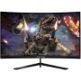 Sceptre 24-Inch Curved 144Hz Gaming LED Monitor Edge-Less AMD FreeSync DisplayPort HDMI, Machine Black (C248B-144RN)