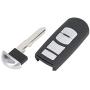 X AUTOHAUX 4 Button Replacement Keyless Entry Remote Car Key Fob 315Mhz WAZSKE13D02 for Mazda 3 2014-2018