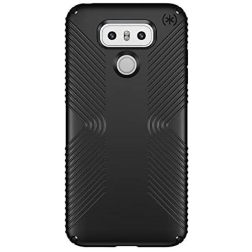 Speck Products Presidio Grip Cell Phone Case for LG G6 - Black/Black