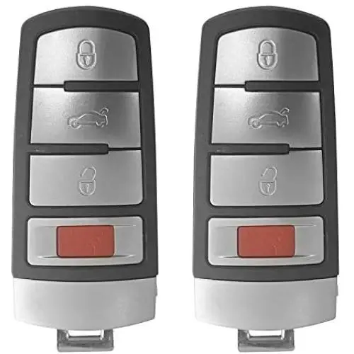 Car Key Fob For VW Passat CC 2006-2014 Smart Remote 4 Button 315MHz FCCID: NBG009066T ;by AUTO KEY MAX (PAIR)