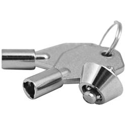 FJM Security Products FJM-0601 MEI-0601 High Security Computer Case Lock, Chrome