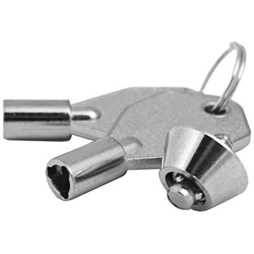 FJM Security Products FJM-0601 MEI-0601 High Security Computer Case Lock, Chrome