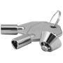 FJM Security Products FJM-0601 MEI-0601 High Security Computer Case Lock, Chrome