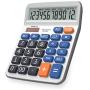 Pendancy Large LCD Display Button Electronic 12 Digits Desktop Minimalist Calculator(5M)