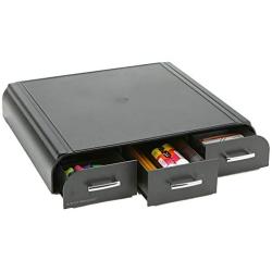 Mind Reader PC, Laptop, IMAC Monitor Stand and Desk Organizer, Black