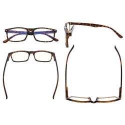 Eyekepper Computer Reading Glasses Blue Light Filter Reader Eyeglasses Blue Glare Blocking Men Women, Tortoiseshell