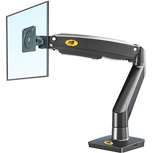 NB North Bayou Monitor Desk Mount Ultra Wide Full Motion Swivel Long Arm with Gas Spring for 22-35Monitors from 6.6 to 26.4lbs Height Adjustable Monitor Stand F100A-B NB North Bayou Monitor Desk Mount Ultra Wide Full Motion Swivel Long Arm with Gas Spring for 22-35Monitors from 6.6 to 26.4lbs Height Adjustable Monitor Stand F100A-B
