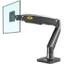 NB North Bayou Monitor Desk Mount Ultra Wide Full Motion Swivel Long Arm with Gas Spring for 22-35Monitors from 6.6 to 26.4lbs Height Adjustable Monitor Stand F100A-B