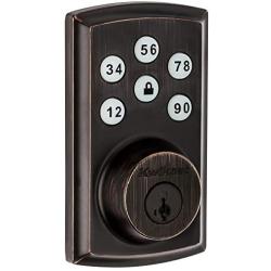 Kwikset 98880-005 SmartCode 888 Smart Lock Touchpad Electronic Deadbolt Door Lock with Z-Wave Plus Featuring SmartKey Security in Venetian Bronze
