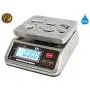 VisionTechShop TVS Portion control Stainless steel Washdown Scale, Lb/Oz/Kg/g Switchable, Low Profile Design, 30lb Capacity, 0.005lb Readability, Dual Display, NTEP Legal for Trade VisionTechShop TVS Portion control Stainless steel Washdown Scale, Lb/Oz/Kg/g Switchable, Low Profile Design, 30lb Capacity, 0.005lb Readability, Dual Display, NTEP Legal for Trade