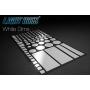 LightDims White Dims - Light Dimming LED Covers for White colored Baby Monitors, Smoke Alarms, Electronics and Appliances and more. Dims 80-90% of Light, in Minimal Packaging.