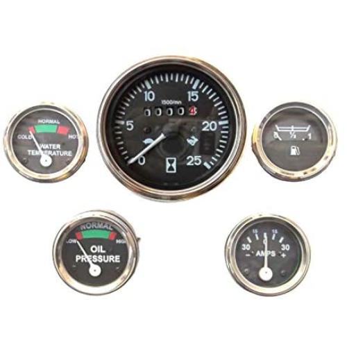 Massey Ferguson Tractor Tacho,Temp,Oil pres,Amp,Fuel Gauges Set for MF 35 50 65 135 150