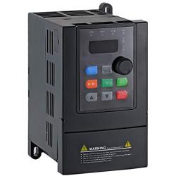 ATO 1 hp 0.75kW VFD, Single Phase to Three Phase VFD Variable Frequency Drive for AC Motor Speed Control