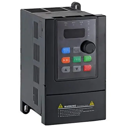 ATO 1 hp 0.75kW VFD, Single Phase to Three Phase VFD Variable Frequency Drive for AC Motor Speed Control
