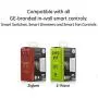 GE Enbrighten Add-On Switch QuickFit and SimpleWire, In-Wall Paddle, Z-Wave ZigBee Wireless Smart Lighting Controls, Latest Version, NOT A STANDALONE Switch, 46199