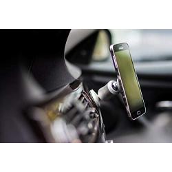 ClutchIt The Original Dual Magnetic Movable Phone Holder and Tablet Mount (Gold)