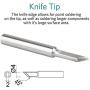 GeToo ST Series Soldering Tip for Weller WLC100, WP25, WP30, SP40L,SP40N and WP35 Irons Tips, Set of 5 Shapes