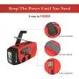 [Upgraded Version] RunningSnail Emergency Hand Crank Self Powered AM/FM NOAA Solar Weather Radio with LED Flashlight, 1000mAh Power Bank for iPhone/Smart Phone
