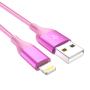 Lightning Cable 4Pack(6/6/6/6ft) 4Colors iPhone Charger MFi Certified Nylon Braided Long Fast USB Cord Compatible for iPhone11 11Pro MAX Xs XR X 8 7 6S 6 Plus SE 5S 5C(Green Purple Pink Blue)
