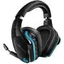 Logitech G935 Wireless DTS:X 7.1 Surround Sound LIGHTSYNC RGB PC Gaming Headset - Black, blue