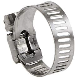 Precision Brand - 33040 M6S Micro Seal, Miniature All Stainless Worm Gear Hose Clamp, 5/16'' - 7/8'' (Pack of 10)
