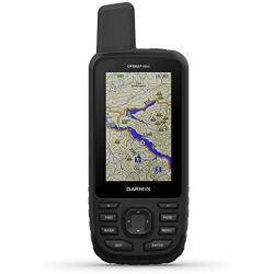 Garmin GPSMAP 66st, Rugged Multisatellite Handheld with Sensors and Topo Maps, 3'' Color Display