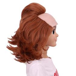 Honcloud Short Curly Blad Clown Wig Halloween Cospaly Costume (kid)