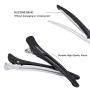 12Pcs Traceless Duckbill Clips for Hair Extensions, Professional Barber Plastic Hair Clips Clamp with Silicone Band Salon Styling Hair Claw Grip Non-slip Hairpins Barrettes for Women Girls 12Pcs Traceless Duckbill Clips for Hair Extensions, Professional Barber Plastic Hair Clips Clamp with Silicone Band Salon Styling Hair Claw Grip Non-slip Hairpins Barrettes for Women Girls