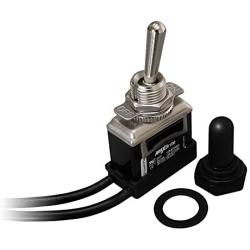 25 PCS Heavy Duty Toggle Switch 20/15A 125/277V, 2 HP with Waterproof Rubber Boot UL cUL Certified