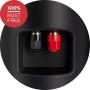 Polk Audio Atrium 6 Outdoor Speakers with Bass Reflex Enclosure (Pair, Black) - All-Weather Durability | Broad Sound Coverage | Speed-Lock Mounting System