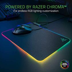 Razer Firefly Hard V2 RGB Gaming Mouse Pad: Customizable Chroma Lighting - Built-in Cable Management - Balanced Control & Speed - Non-Slip Rubber Base